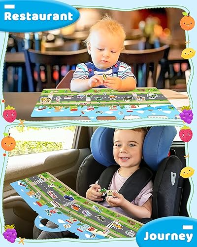 Miniatura 3 de Benresive Libro de calcomanías reutilizables para niños de 2 a 4 años, divertidas calcomanías de viaje para niños, juguetes para niños de 2 a 4