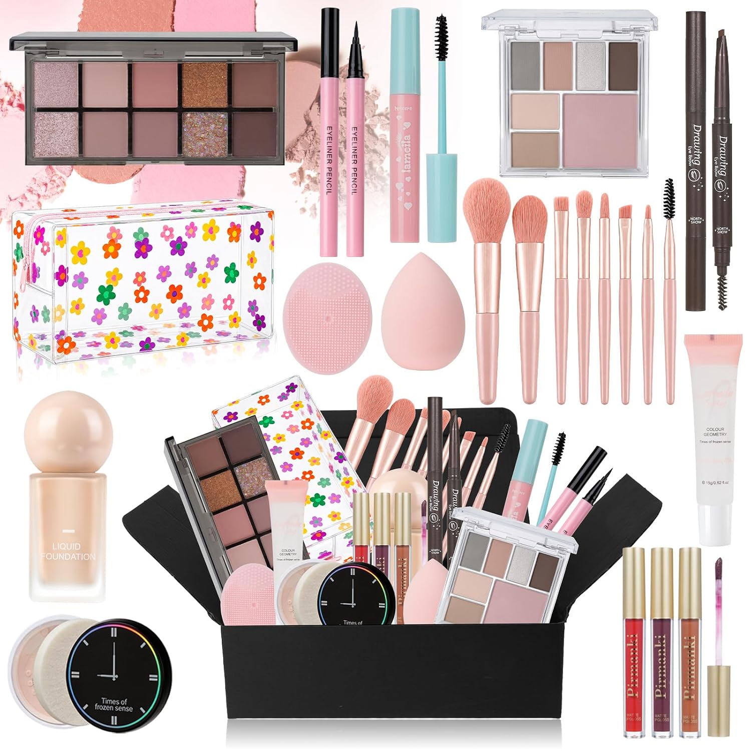 Makeup Kit for Women Full Kit, TooAemiS Professional Makeup Kit for Teens or Adult, All in One Makeup Sets Include Eyeshadow Palette Lipstick Concealer Foundation Mascara Loose Powder Etc