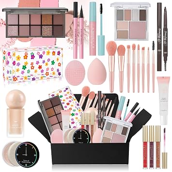 Makeup Kit for Women Full Kit, TooAemiS Professional Makeup Kit for Teens or Adult, All in One Makeup Sets Include Eyeshadow Palette Lipstick Concealer Foundation Mascara Loose Powder Etc