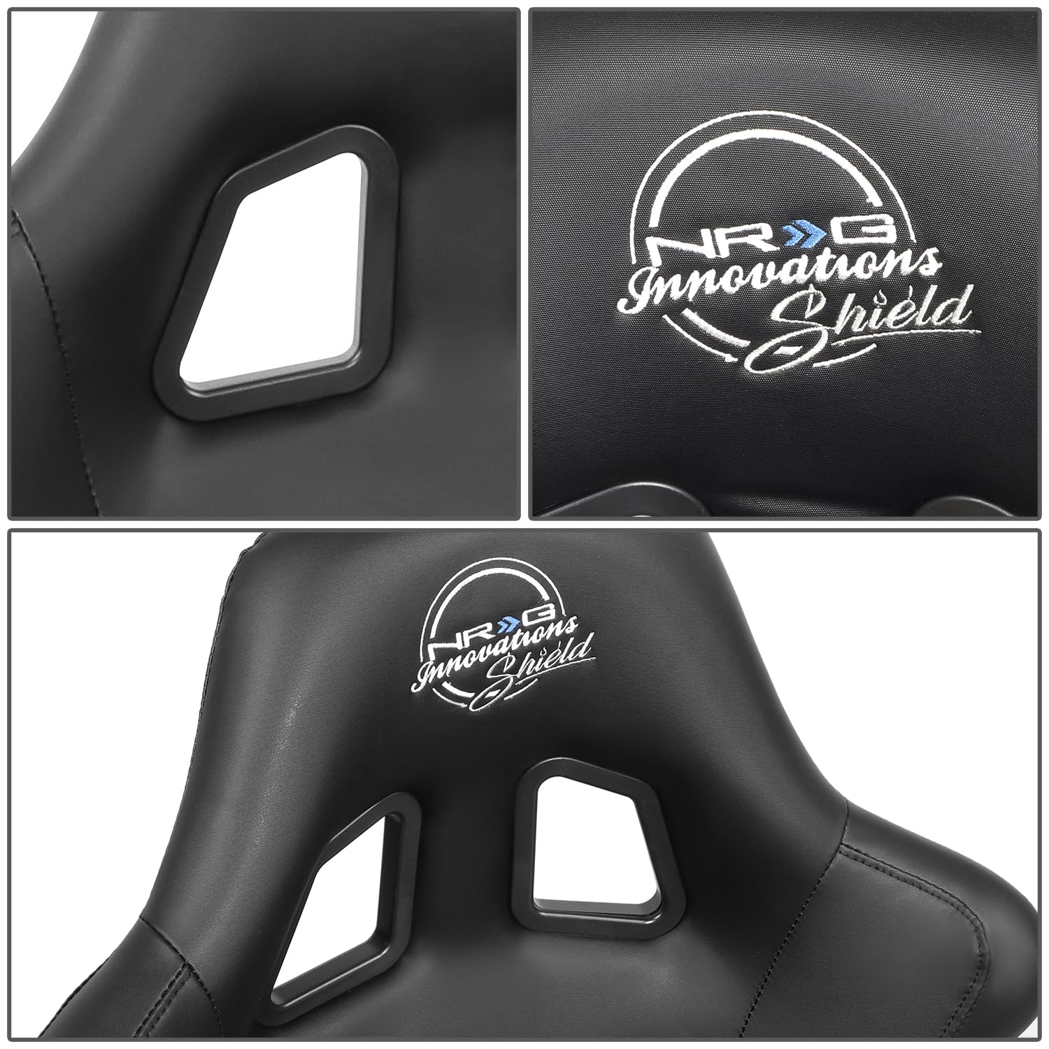 パーツ NRG Innovations Amazon.com: NRG Innovations NRG-FRP-310GY-SHIELD Grey FRP Bucket