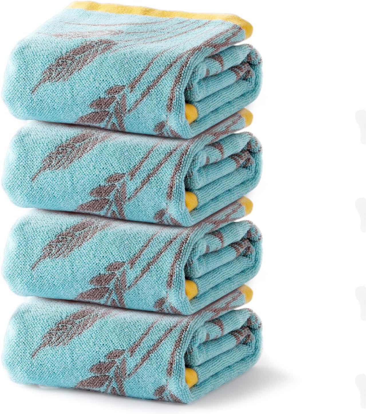 Adwize Hand Towels for Bathroom - 14x30 inches, 100% Cotton, Cute Decorative Hand Towels
