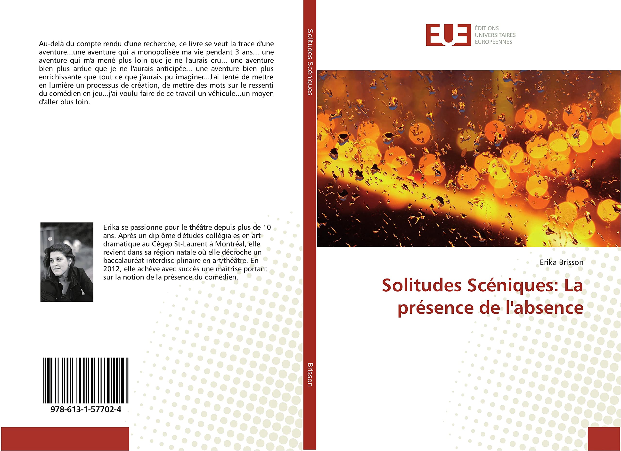 Livre Solitudes Scéniques La présence de l'absence album art photographique