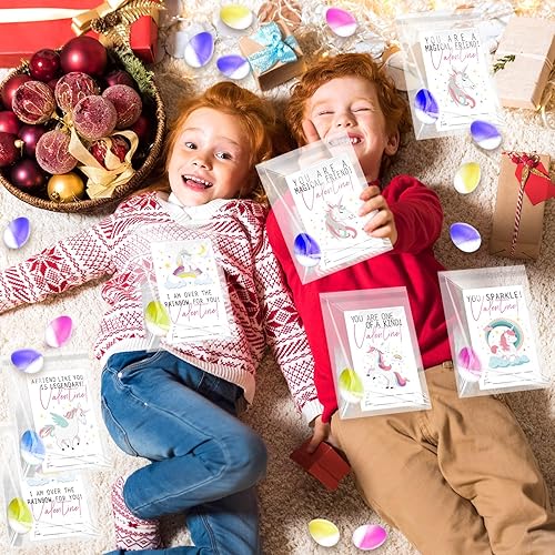 Miniatura 5 de Capoda 48 piezas de huevos de unicornio para incubar de Pascua que crecen en el agua, huevos de unicornio arcoíris, regalos de Pascua para niños y