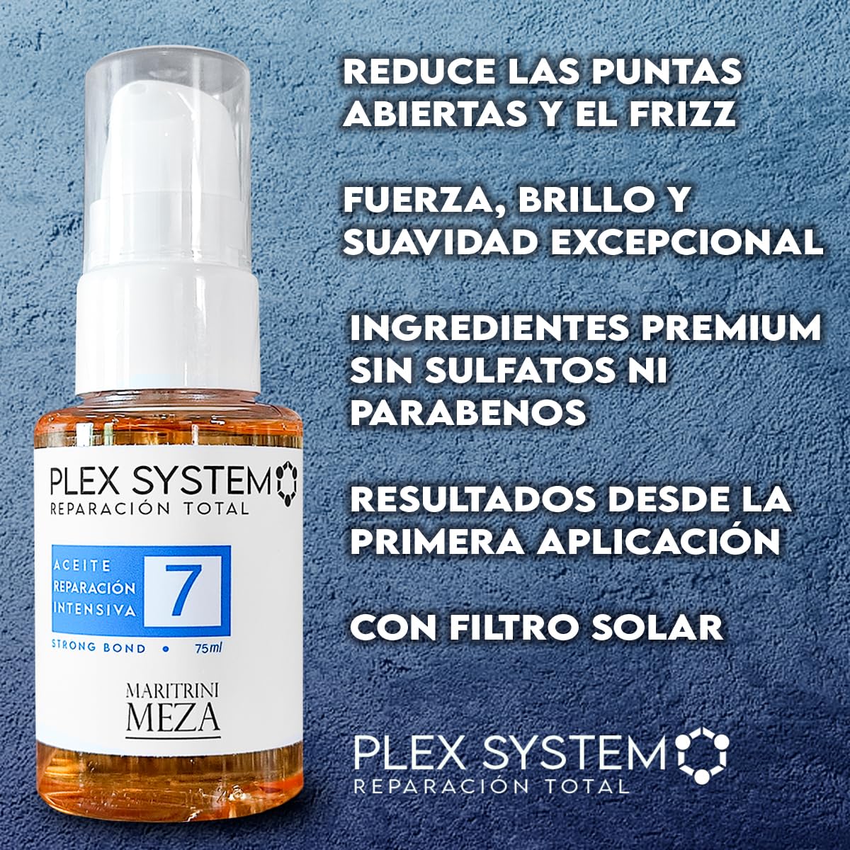 Plex System by Maritrini Meza Invisible Repair Oil 75 ml