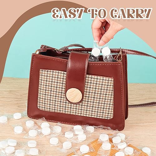 Miniatura 6 de 1500 piezas de mini toallas comprimidas a granel pañuelos portátiles toallas de algodón desechables máscara facial papel higiénico para viajes