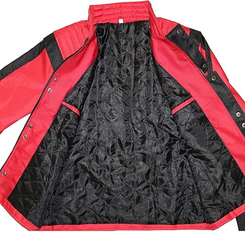 Vista 6 de MJ Thriller Chaqueta Rojo Cordura
