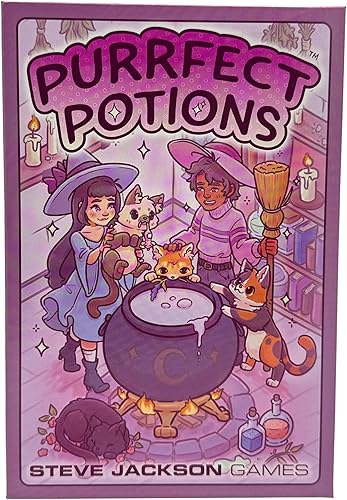 Miniatura 7 de Purrfect Potions: Juego de dados y azulejos para familiares: pociones de preparación con familiares de gatos para mayores de 8 años, 2-4 jugadores,