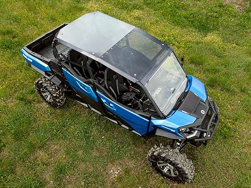 Miniatura 3 de SuperATV Techo UTV teñido oscuro para 2019+ Can-Am Maverick Sport 1000R DPS MAX  Policarbonato de 14 pulgadas  Bordes sellados para evitar fugas