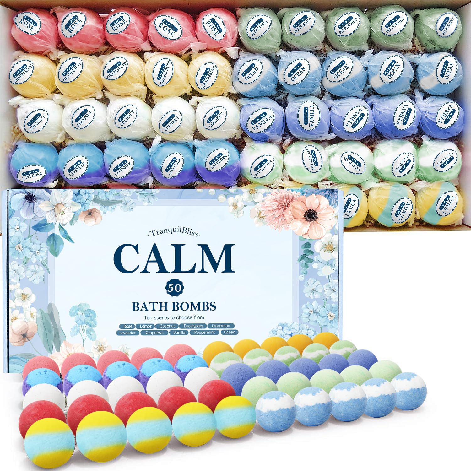 TranquilBliss Bath Bombs Gift Set