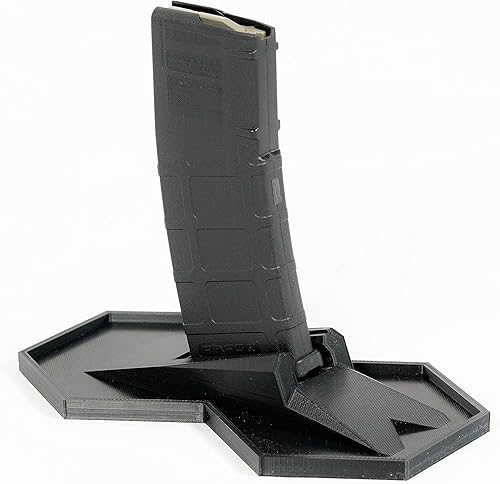 Miniatura 5 de Mag Mount AR 15 Style Rifle DisplayStand - PMAG seguro y elegante, diseño táctico - Fabricado en Estados Unidos - 5.56 NATO  .223  300 Blackout.