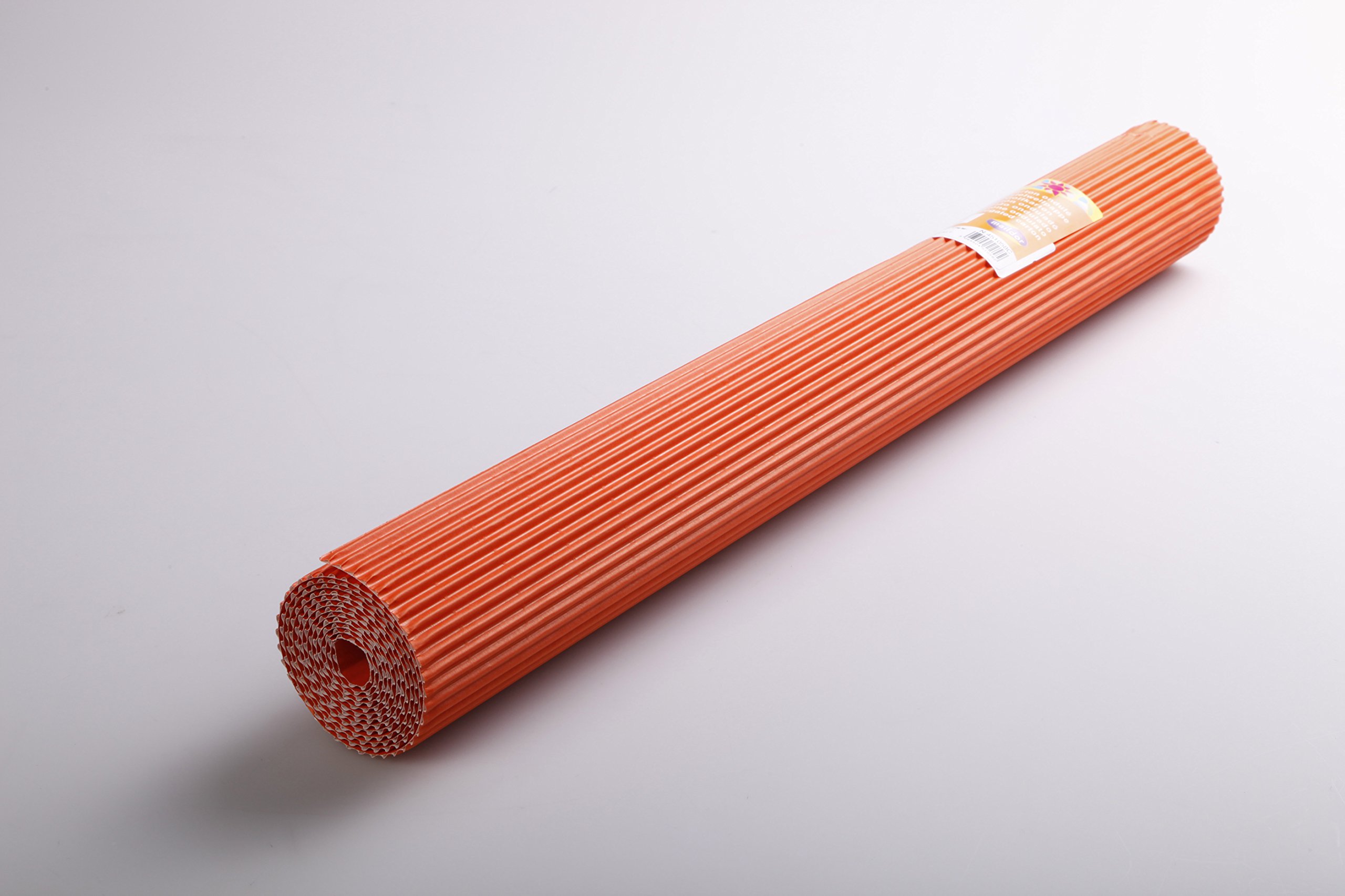 Clairefontaine 451058C Maxi Flute Corrugated Board Roll 175g/m² Orange - Format 2,00x0,70 m - Creative leisure - Arts & Crafts - Creative Cardmaking Leisure
