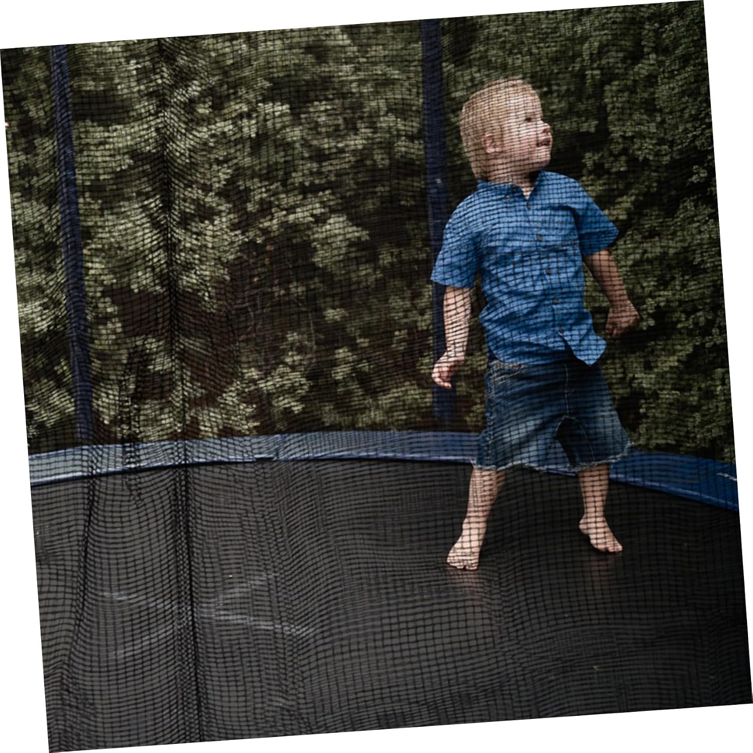 SUPVOX Trampoline Protective Netting Durable Safety Enclosure for Outdoor Use Easy Installation Compatible with Various Trampoline High Strength Mesh Design Prevents Falls