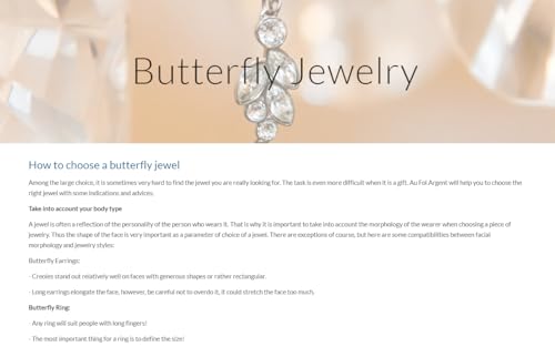 Butterfly Jewelry