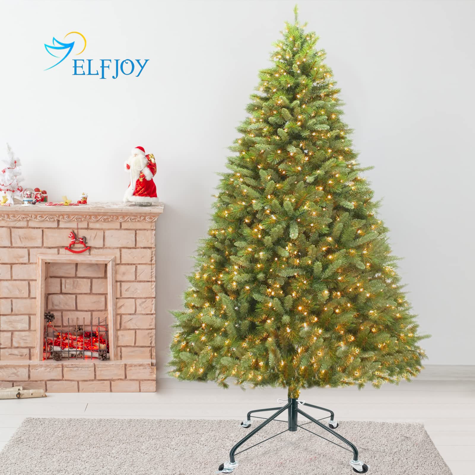 Amazon.co.jp: ELFJOY 回転キャスター付きクリスマスツリースタンド 3