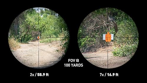 Miniatura 4 de Monstrum 2-7x32 AO - Mira de rifle con retículo iluminado y control de paralaje