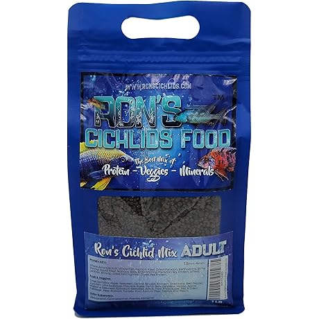 Rons Cichlid Food: Feed Your African Cichlids The Best For Vibrant Health and Aquarium Vibrancy
