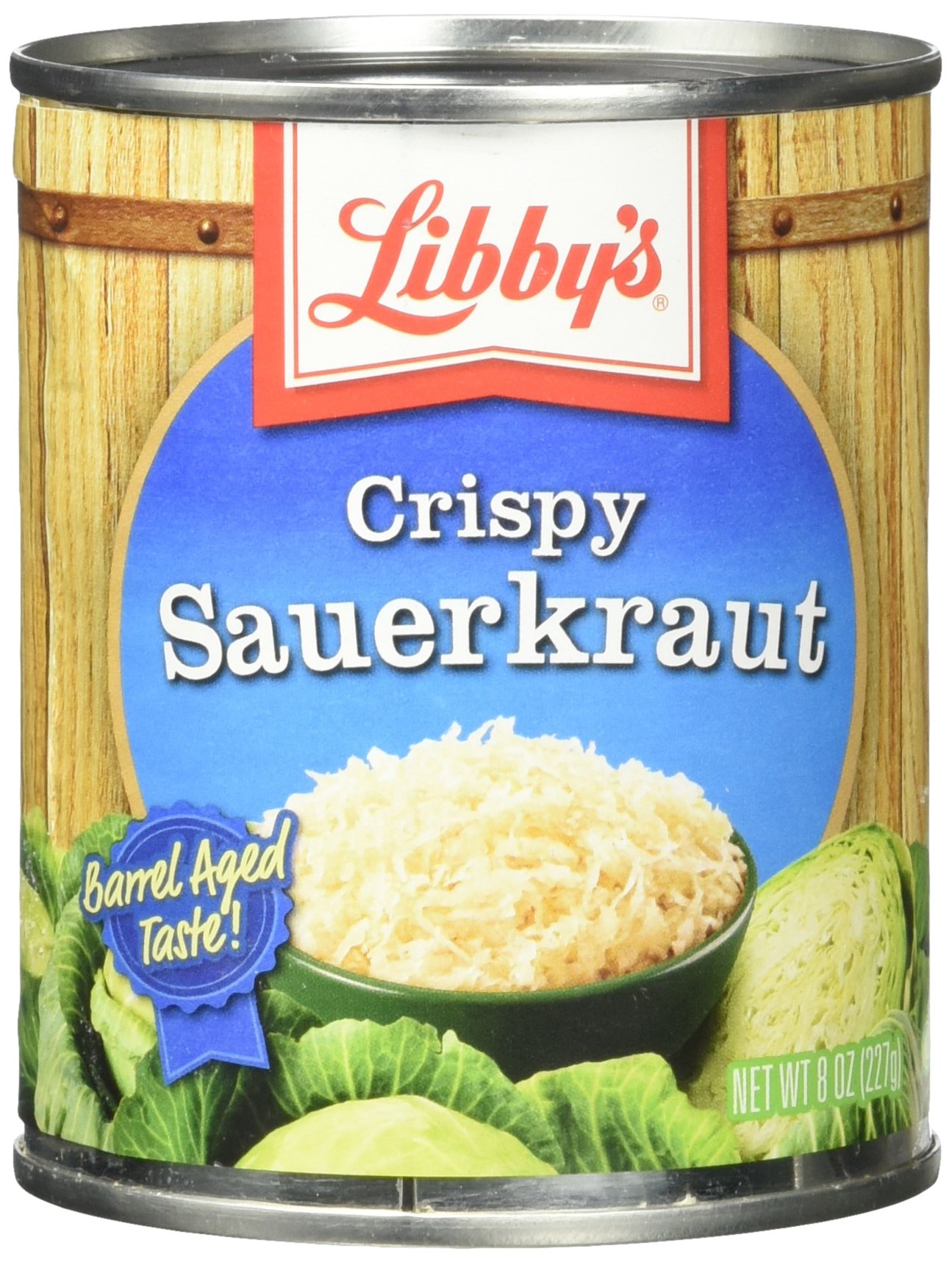 Libby's Crispy Sauerkraut Cans, 8 Ounce (Pack of 12)