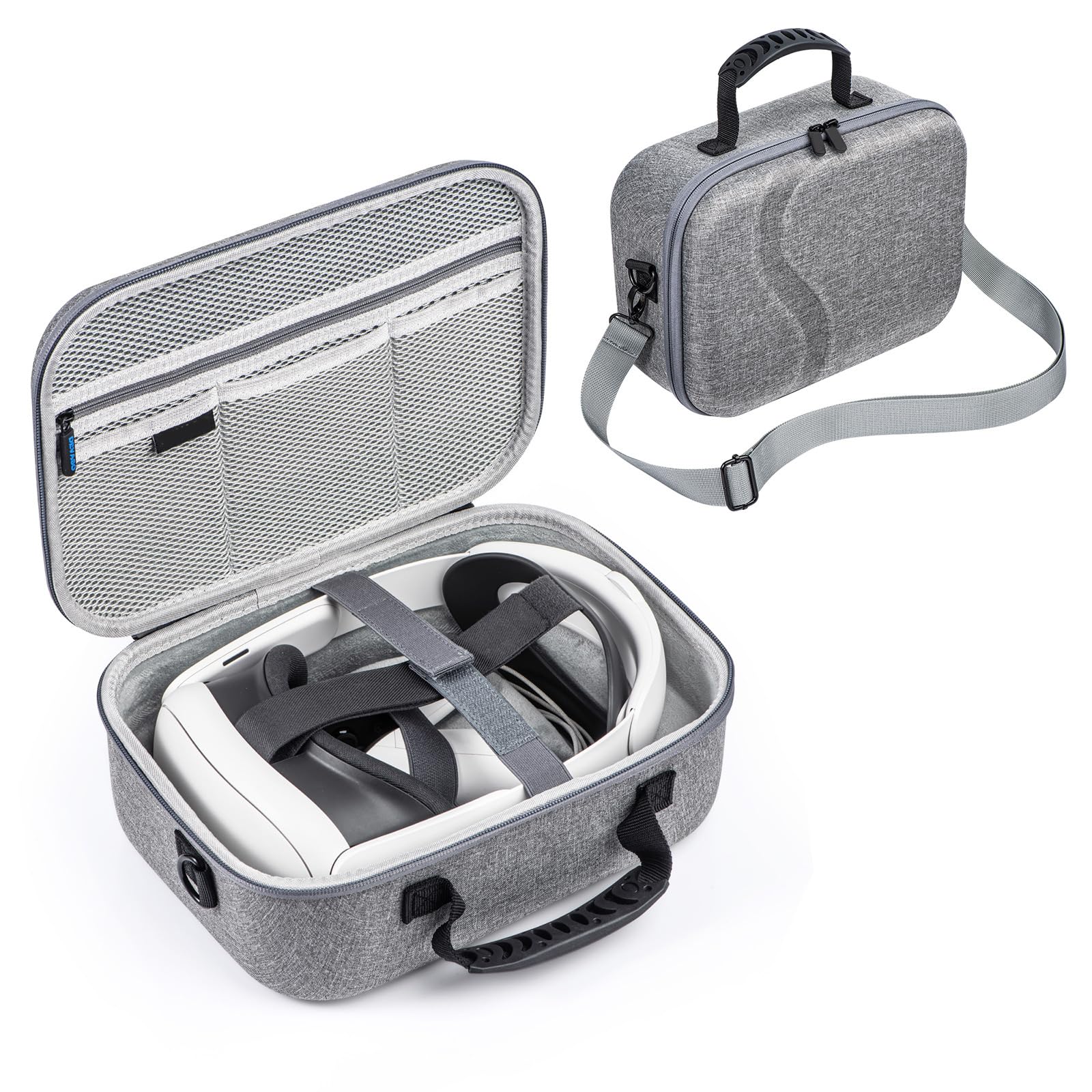 Custodia per cuffie Quest3 da viaggio, custodia rigida portatile