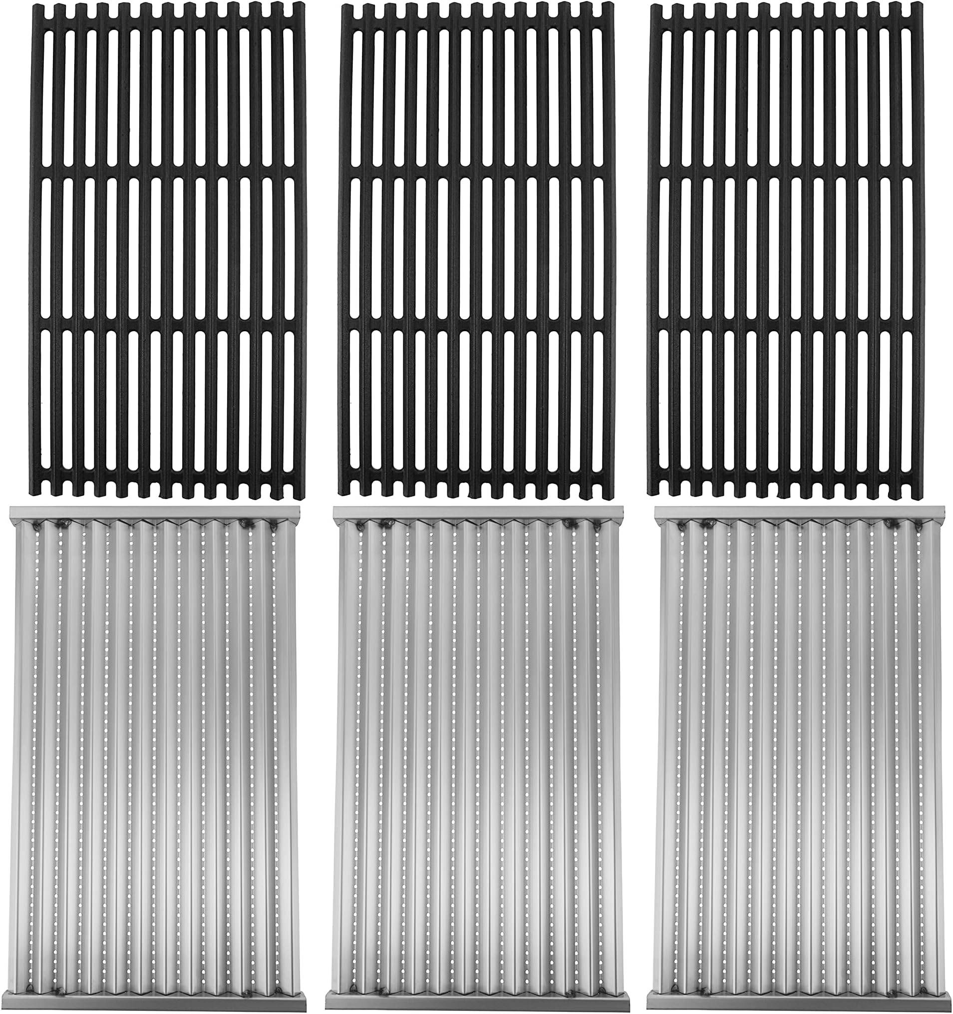 鋳鉄グリル格子 ステンレススチールエミッタープレート Charbroil 商業赤外線3バーナー 463242715 463242716 463276016 466242715 466242815 463257520 ガスグリル