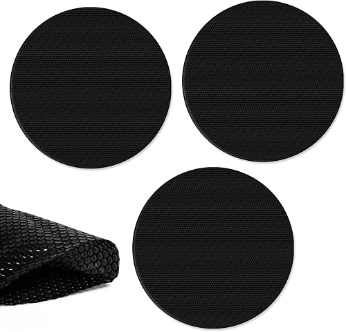 Wesiti 3 Pcs Solar Pool Covers for Pool Heating,10 ft in Diameter,Black