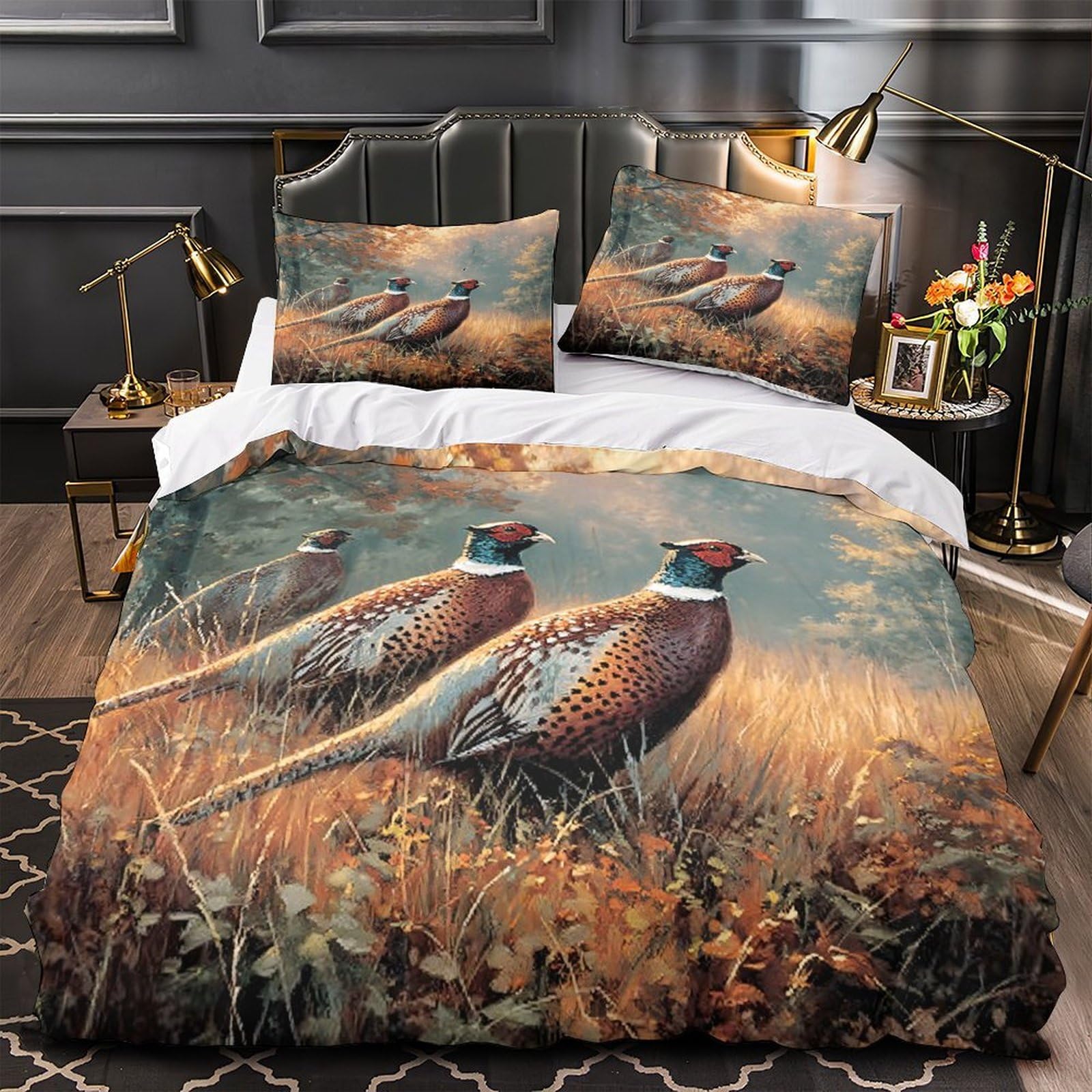 Parure de lit King galaxie microfibre 3D housse de couette 220x240 légère