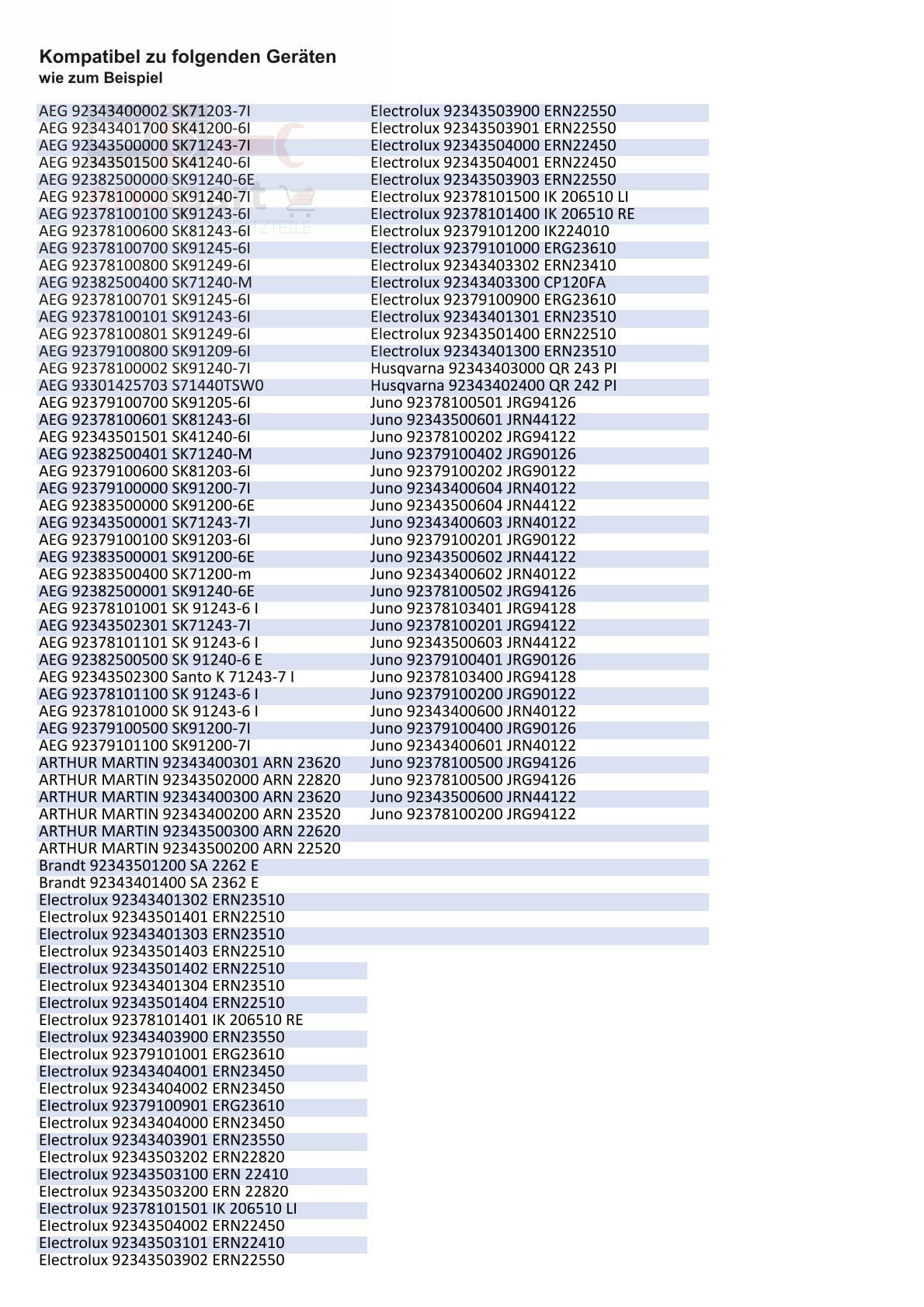 Gemüseschublade für Kühlschrank kompatibel mit AEG 224713913/8 2247139138 Gemüsefach für Kühlschrank