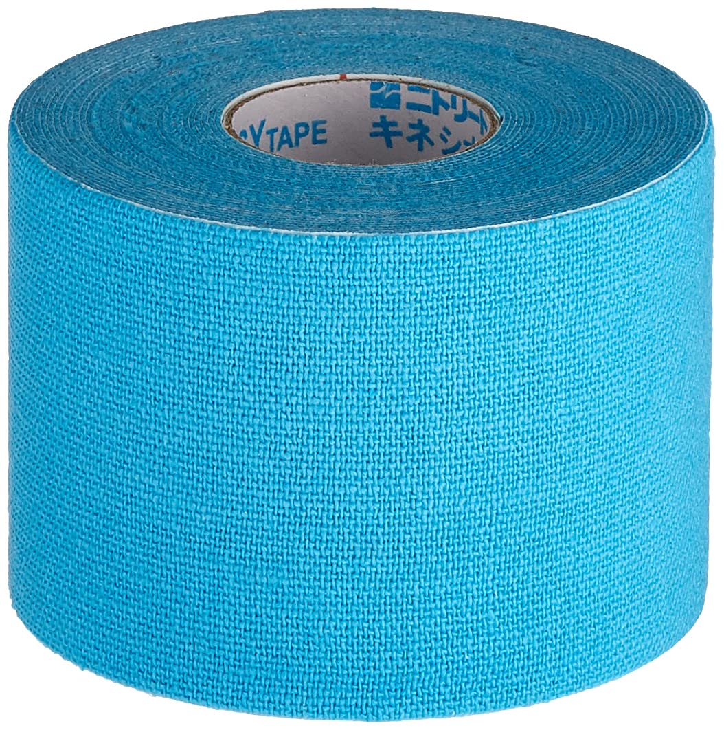 Kinesiology Tape - Single Professional Roll (Nitto Denko) - 50Mm X 5M, Blue