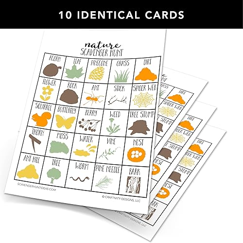 Miniatura 4 de Juegos de búsqueda del tesoro de la naturaleza para niños, al aire libre, fiesta de cumpleaños, viaje por carretera, actividades de viaje, incluye
