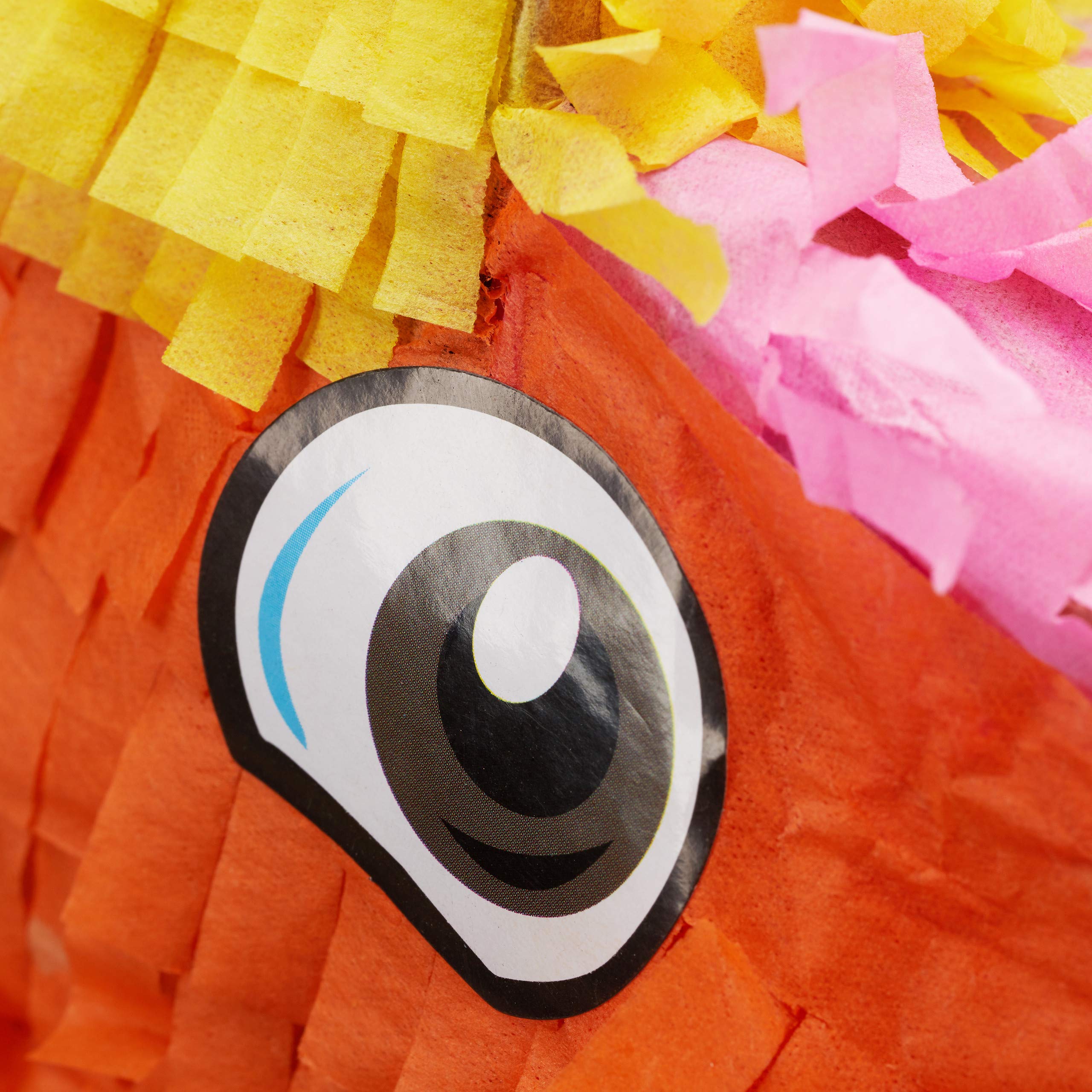 Relaxdays Set de Piñata Llama, Palo y Antifaz sin Relleno, Papel, Multicolor, 56 x 41 x 13 cm