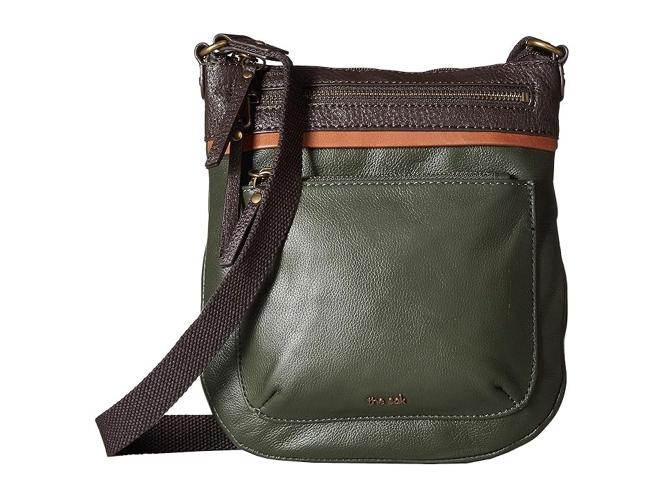

The Sak Soto Leather Mini Crossbody (Hunter Block) Handbags