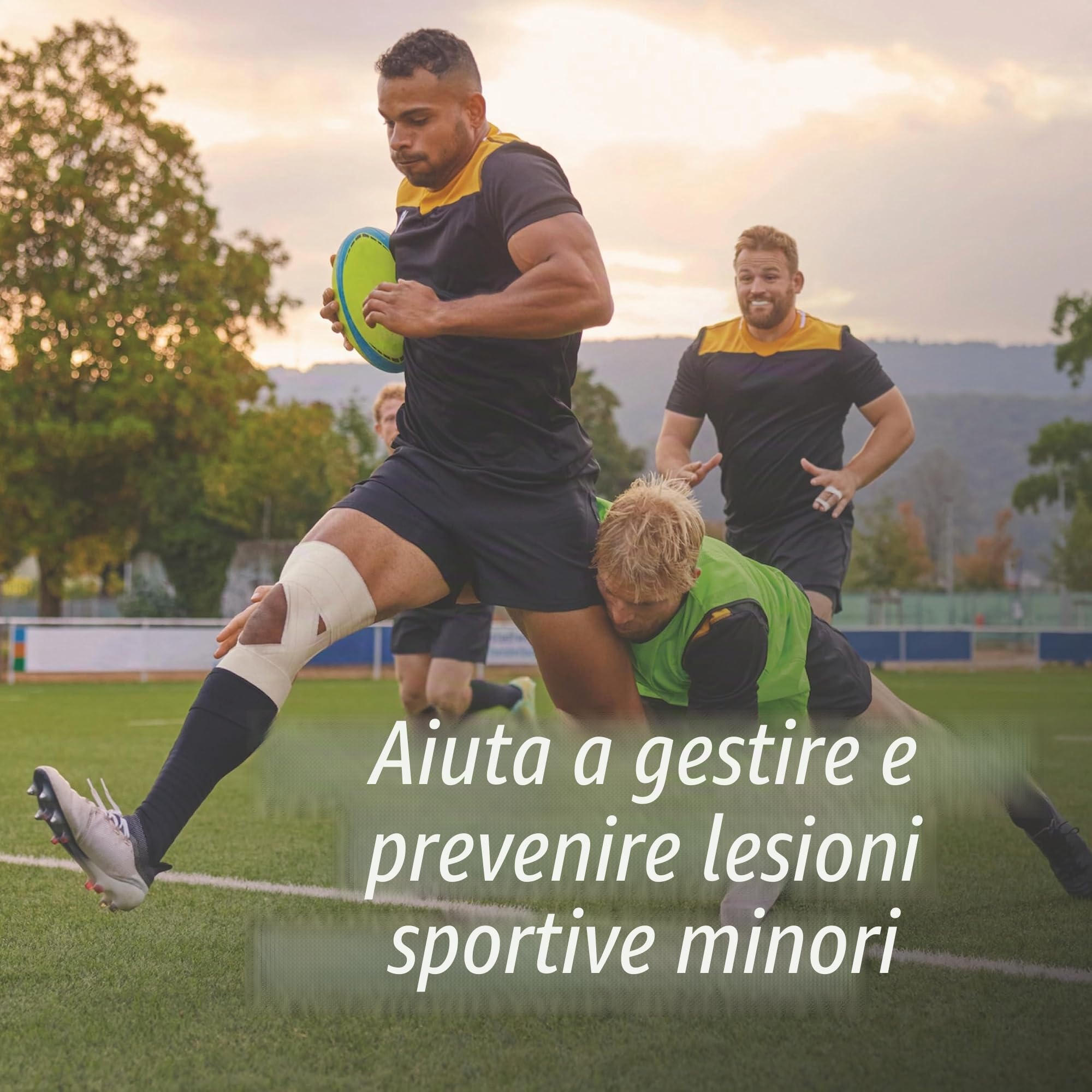 Tensoplast by Actimove Sports Edition EAB Nastro per compressione stabile, con supporto medio per articolazioni, 10 cm x 4,5 m, crema, 1 rotolo