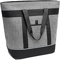 Vista 11 de Insulated Cooler Bag Reusable Grocery Tote Bags Transport Large Lunch Box for Women