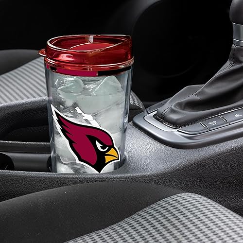 Miniatura 288 de Rico Industries NFL - Vaso clásico de fútbol americano de doble pared, 16 oz o 20 onzas, tapa W