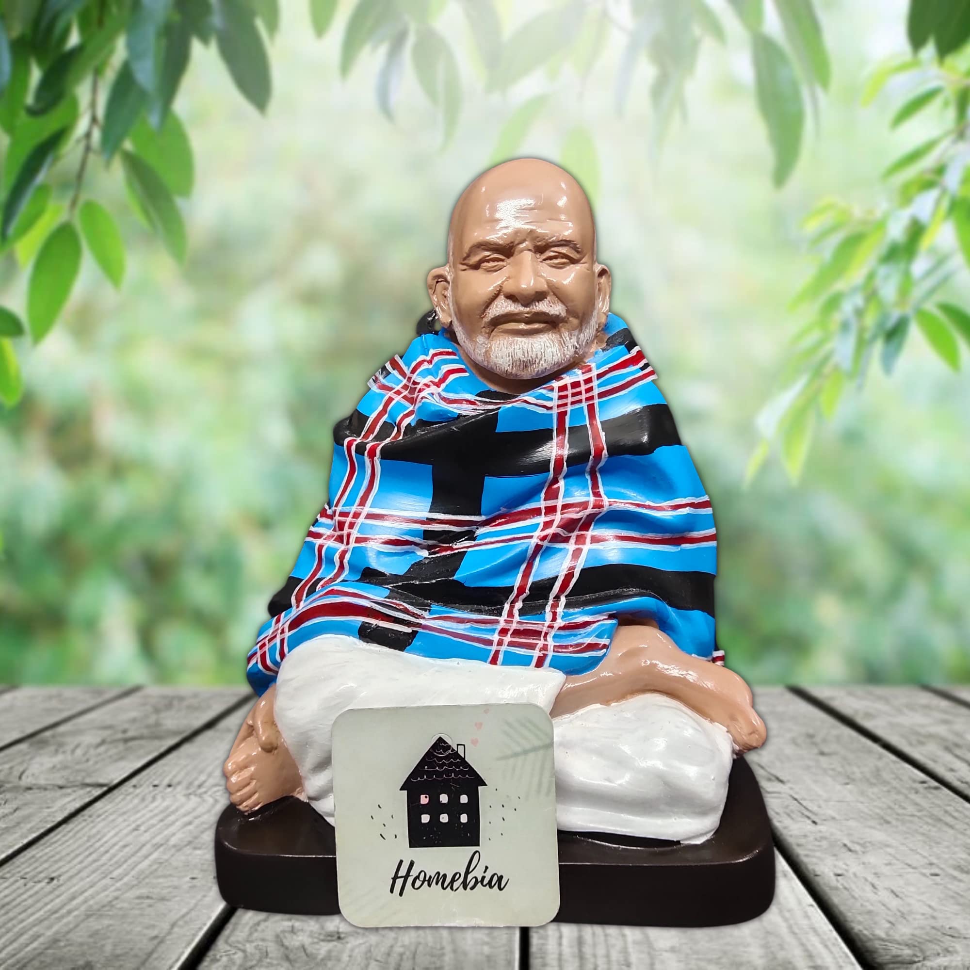 Buy Homebia Polyresin Made Neeb Karoli Baba Statue, Baba Neeb Karoli