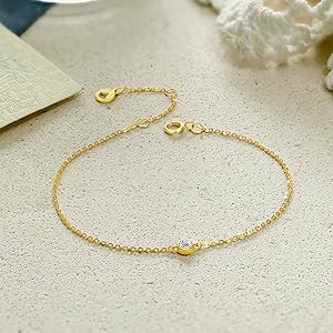 【YOU様】lui jewelry twinkle chain bracelet Small Circle Link Bracelet – La Garçonne
