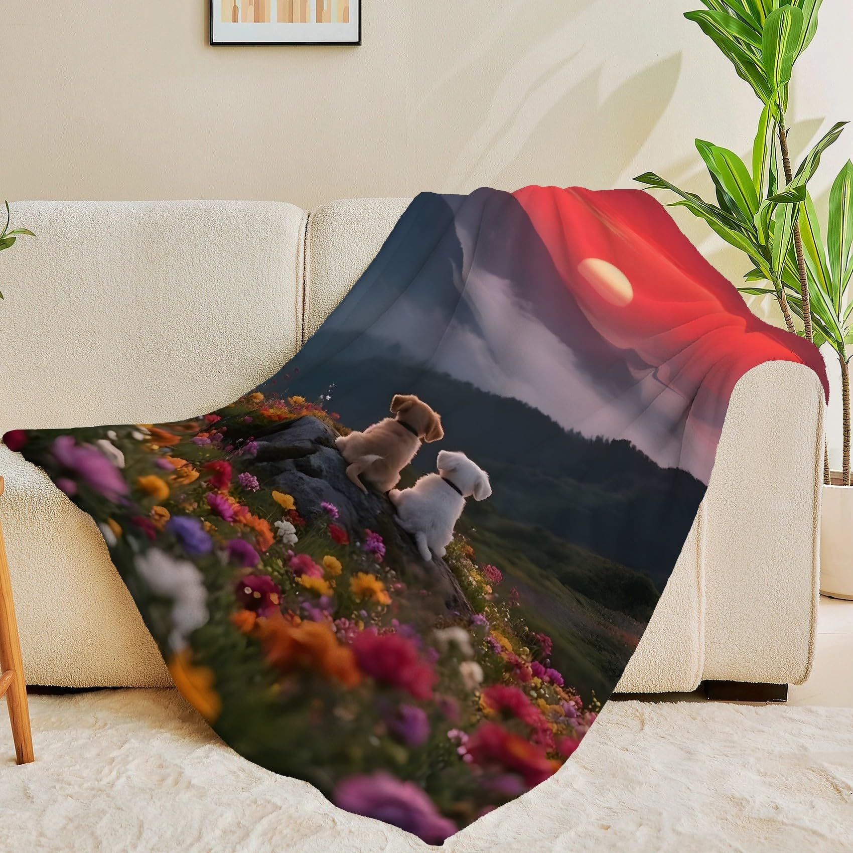 Koce górskie kocyki dla szczeniąt koc na łóżko pojedyncze ciepłe miękkie koce na sofę flanelowe 180 x 200 cm na wszystkie pory roku