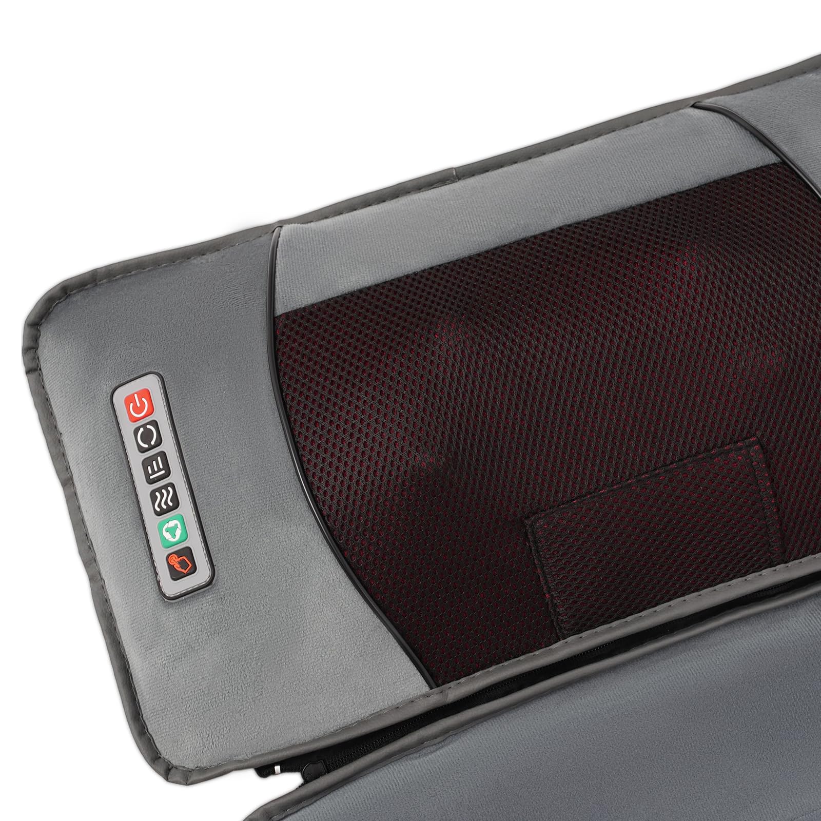Esterilla de masaje eléctrica Shiatsu con función de calor, cojín de masaje para espalda y cuello, 9 modos, para silla, sofá y cama