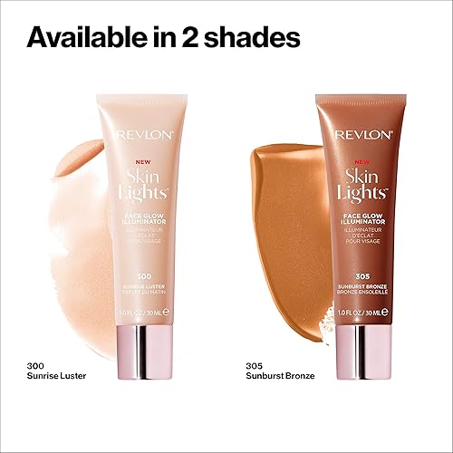 Miniatura 3 de Revlon Skinlights - Iluminador de brillo facial, bronceador líquido, brillo amanecer, 1 onza líquida