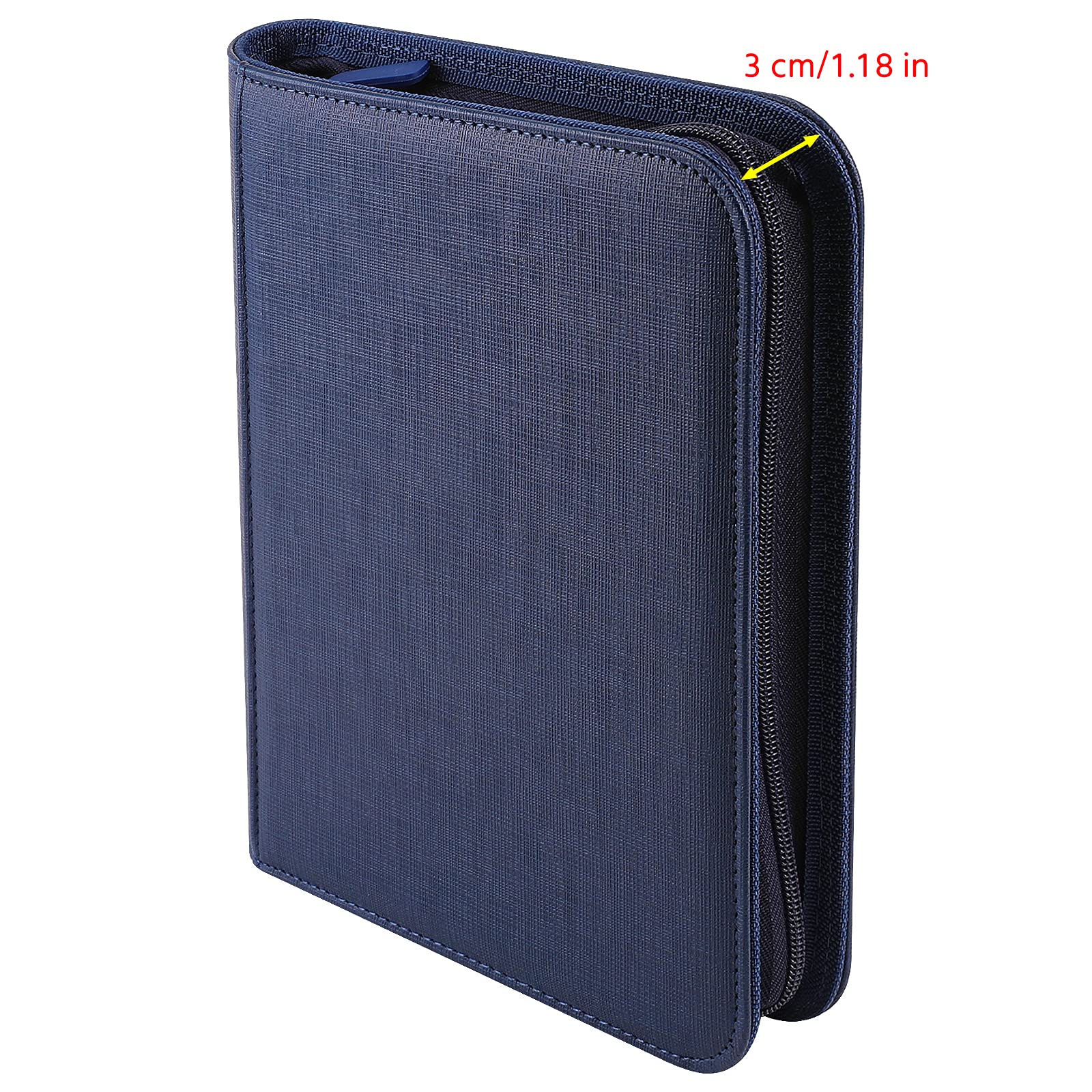 PAKESI Etui do przenoszenia kompatybilne z kartami kolekcjonerskimi, album kolekcjonerski na karty z 20 stronami premium z 4 kieszeniami, mieści do 160 kart, czarny