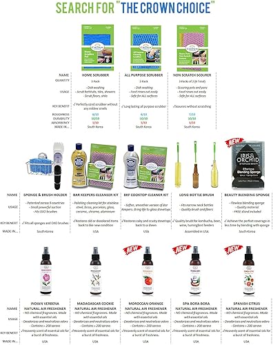 Miniatura 6 de Conjunto limpiador para cocina Bar Keepers Friend, detergente líquido que no raya, CCBD1002, Soft Cleanser Liquid & Non Scratch Scourer, 2