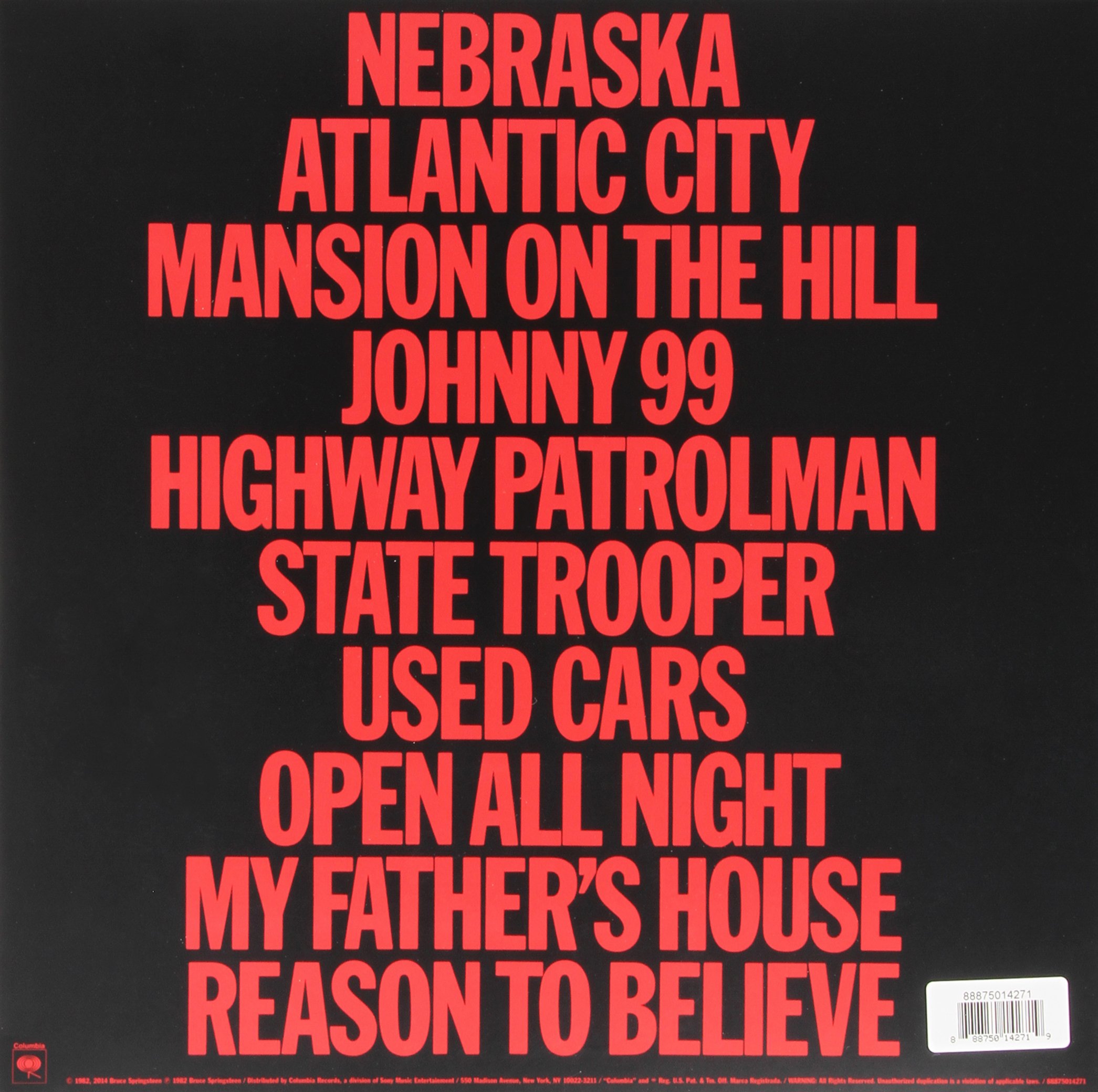 Nebraska [Vinyl LP]