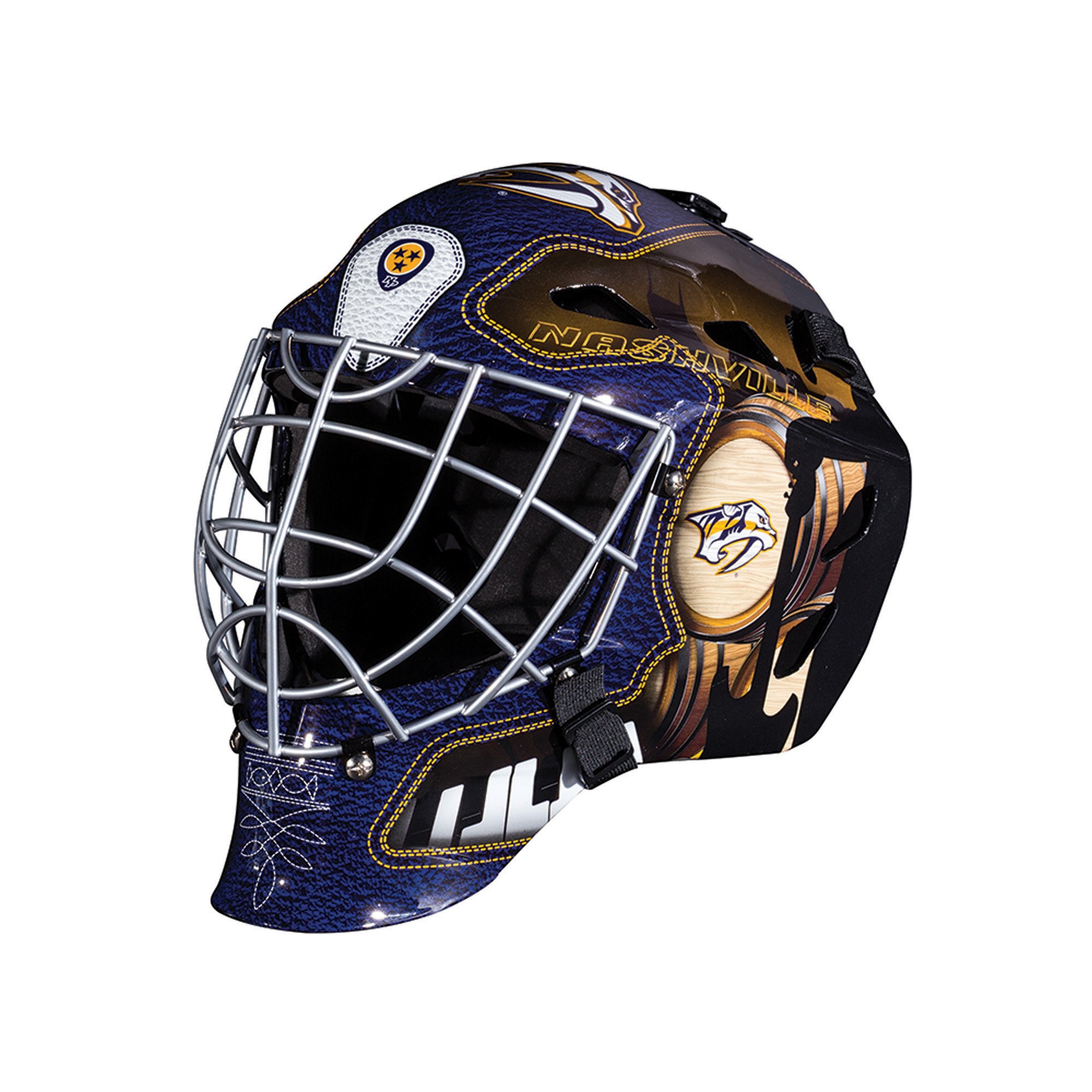 Mini Eishockey Helm (Gebraucht) in Oberdiessbach für CHF 65 - mit