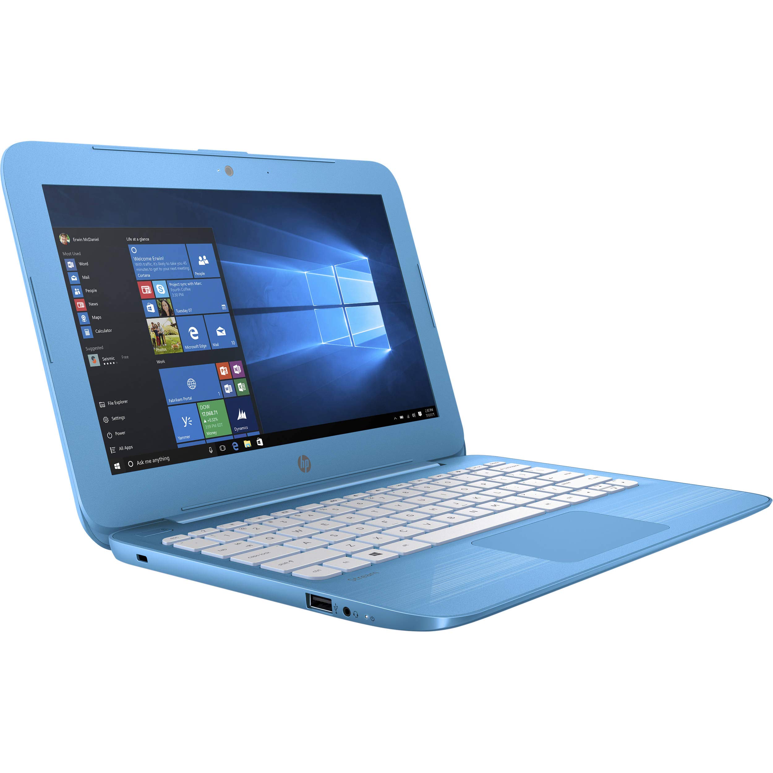 Notebook HP Stream 11 polegadas, processador Intel Celeron N4000