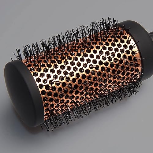 Miniatura 4 de Fromm Heat Duo - Cepillo redondo de cobre x cerámica de 2.5 pulgadas para soplados expertos y secado más rápido del cabello, cepillo de pelo con