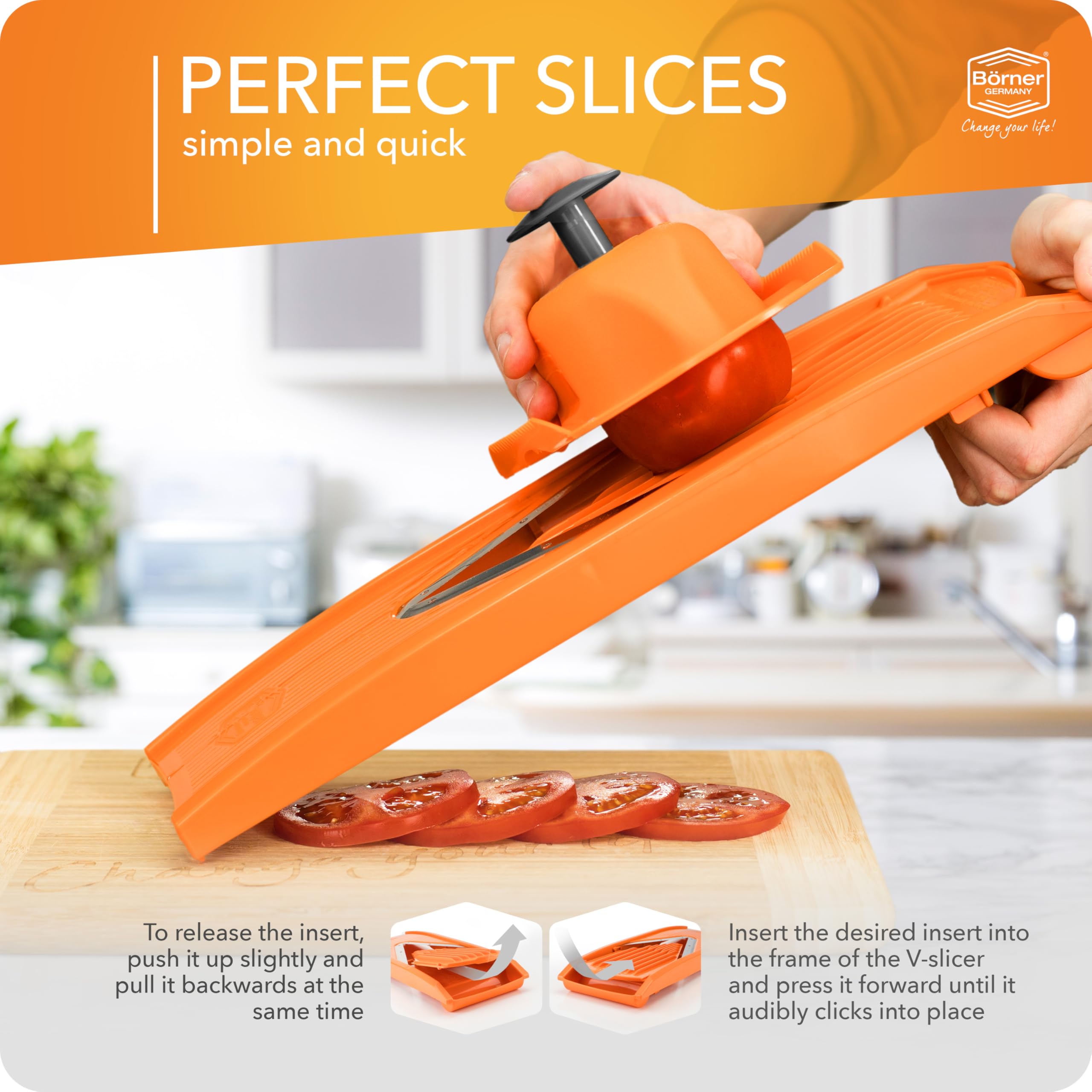 Amazon | Börner by Reston Lloyd Mandoline Slicer V1 (スターター