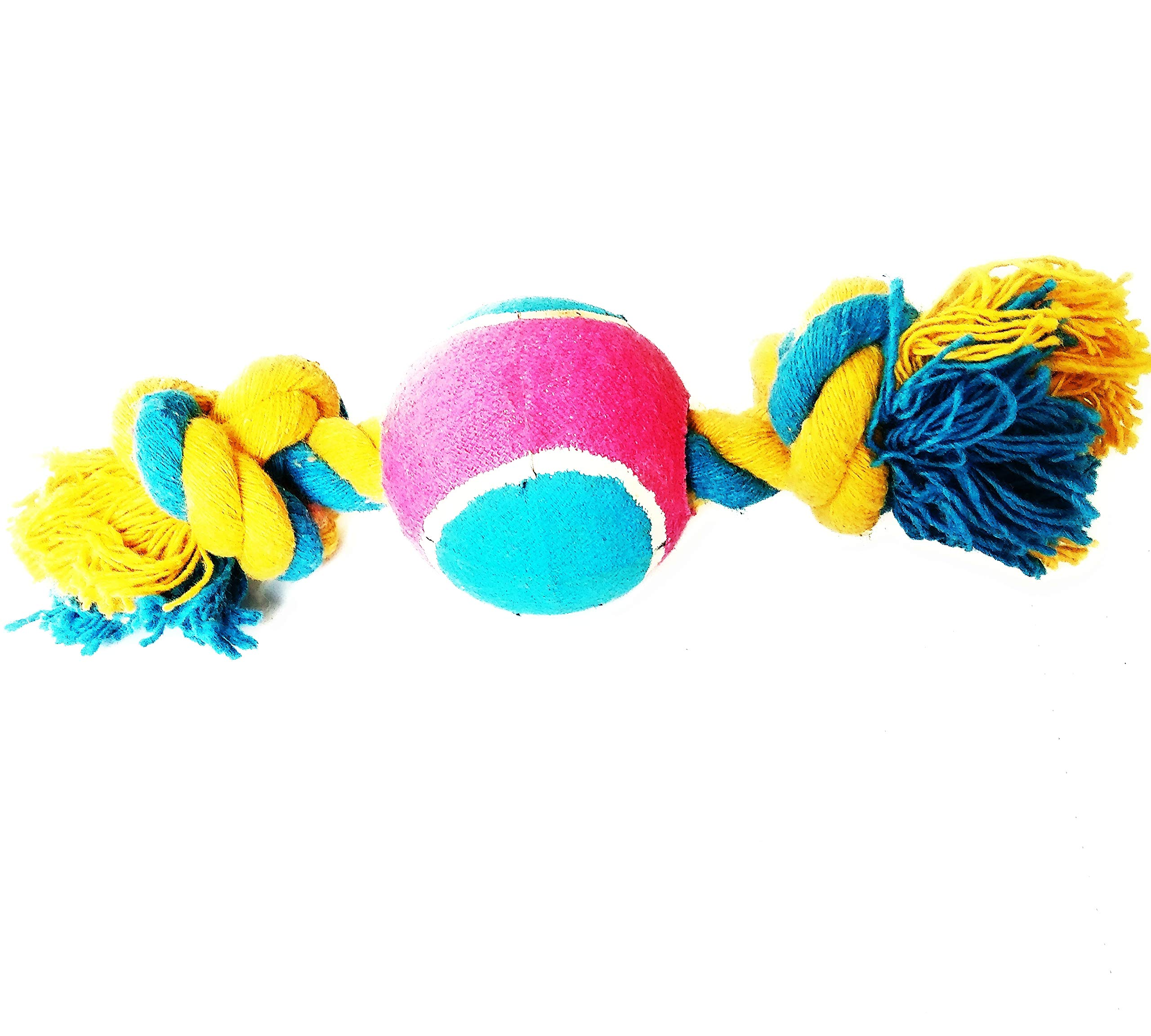 MS PET House Attractive Cotton Rope Dog Chew Toys for Small & Medium Dogs – Perfect for Teething and Playtime for Puppies