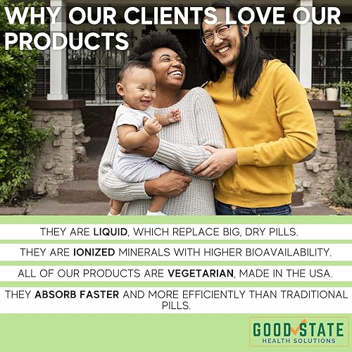 Miniatura 7 de Good State Liquid Ionic Chromium Ultra Concentrate - 10 Drops Equals 200 mcg - 100 Servings Per Bottle