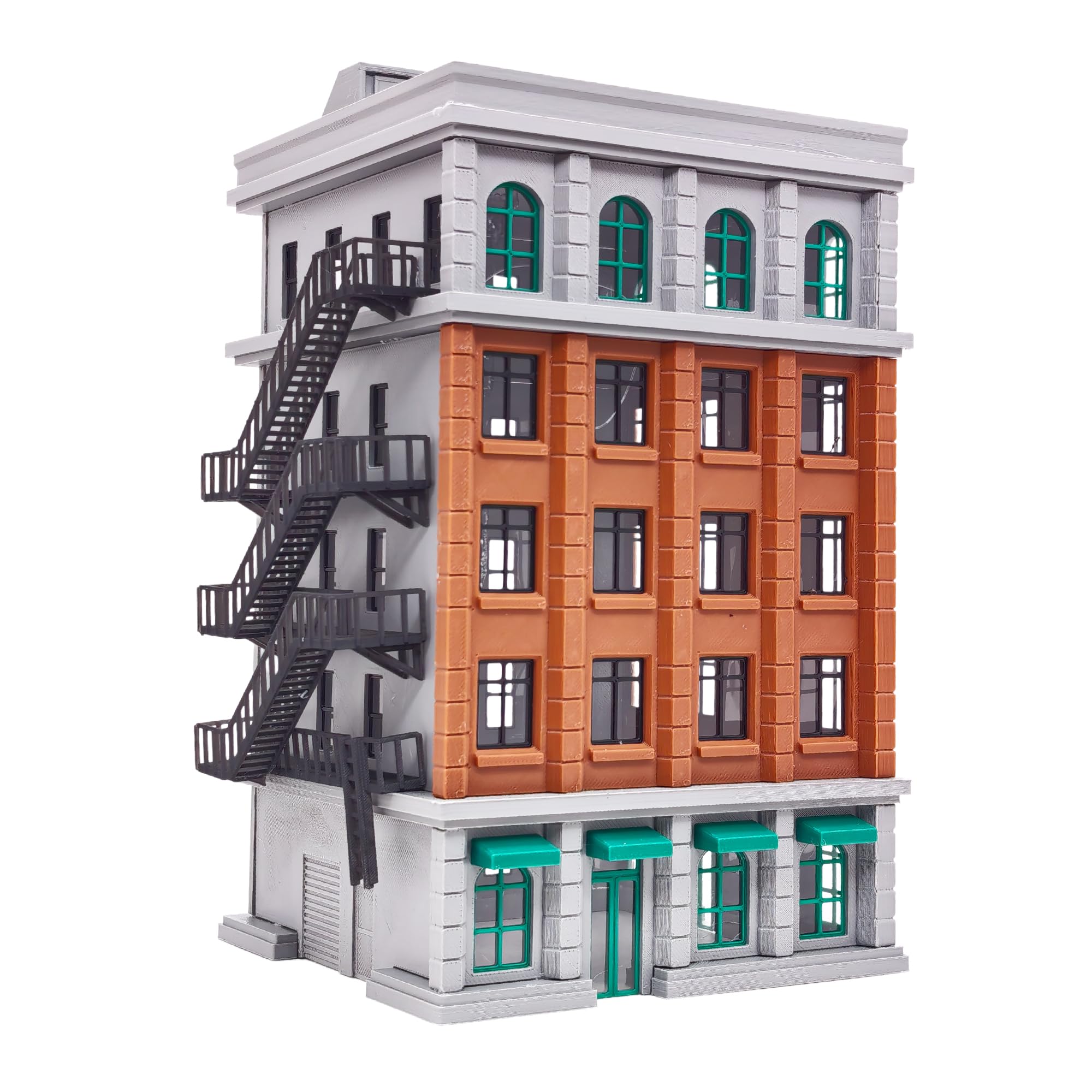 Outland Models Miniatures Downtown Classic Hotel Stackable 1:87 HO Scale-5-story kit