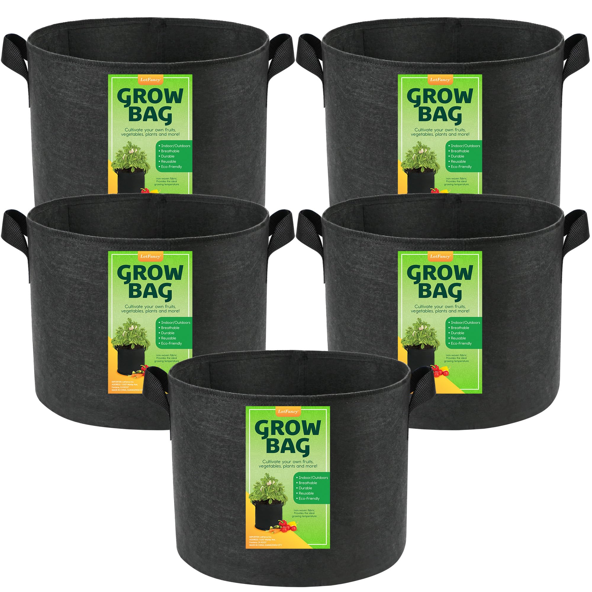 LotFancy 10-Gallon 5-Pack
