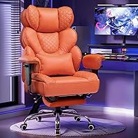 GTPLAYER Big & Tall Gaming Chair 400lb Capacity - Ergonomic Heavy Duty Racing Seat w/ Footrest, 150° Recline, Lumbar Support